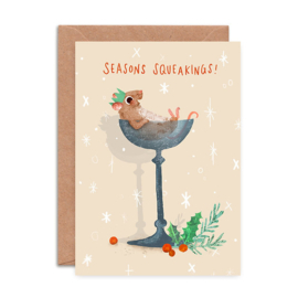 Kerstkaart | Seasons squeakings