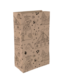 Blokbodemzak XL | Sint illustraties