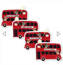 Stickers | Pietenbus | 12 stuks