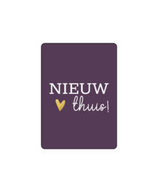 Kadokaart | Nieuw thuis!
