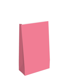 Blokbodemzak M | Uni roze