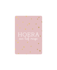 Kadokaart | Hoera een meisje