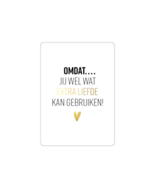 Kadokaart | Omdat..