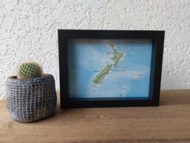 Landkaart | Nieuw - Zeeland