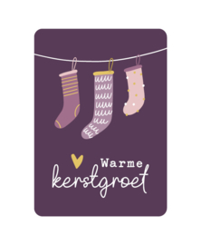 Kerstkaart | Warme kerstgroet