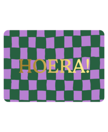 Wenskaart | Felicitatie | Hoera!