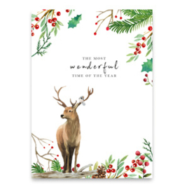 Kerstkaart | Most wonderful time of the year