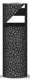 Kadopapier | Grafiek zwart/wit | 30 cm