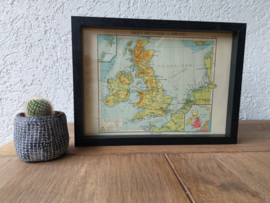 Landkaart | Groot-Brittannië en Ierland