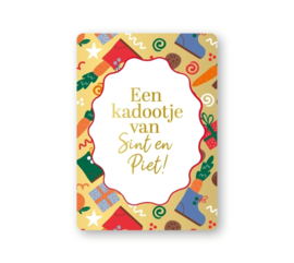 PRE ORDER Cadeaukaart | Een kadootje van sint en piet