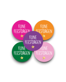 Stickers | Fijne feestdagen | 10 stuks