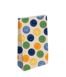 Blokbodemzak M | Smileys groen