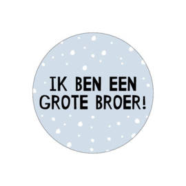 Stickers | Ik ben grote broer! | 10 stuks