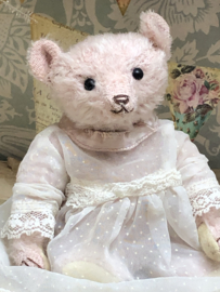 Hug Me Again Collectible bear "Rosalind" standing about 6 inch tall.