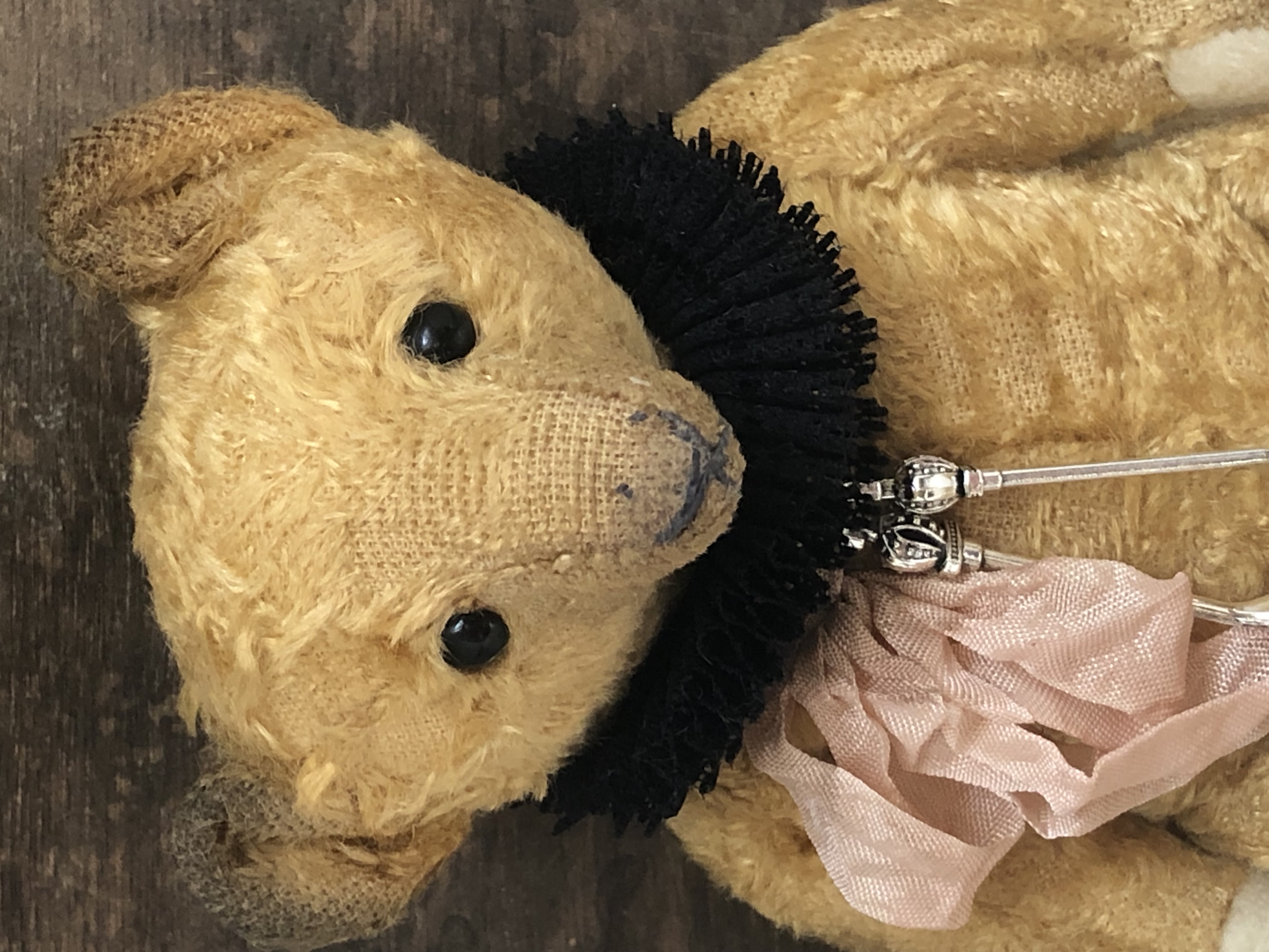 Hug Me Again Collectible bear "Emeric" standing about 7.5 inch tall.