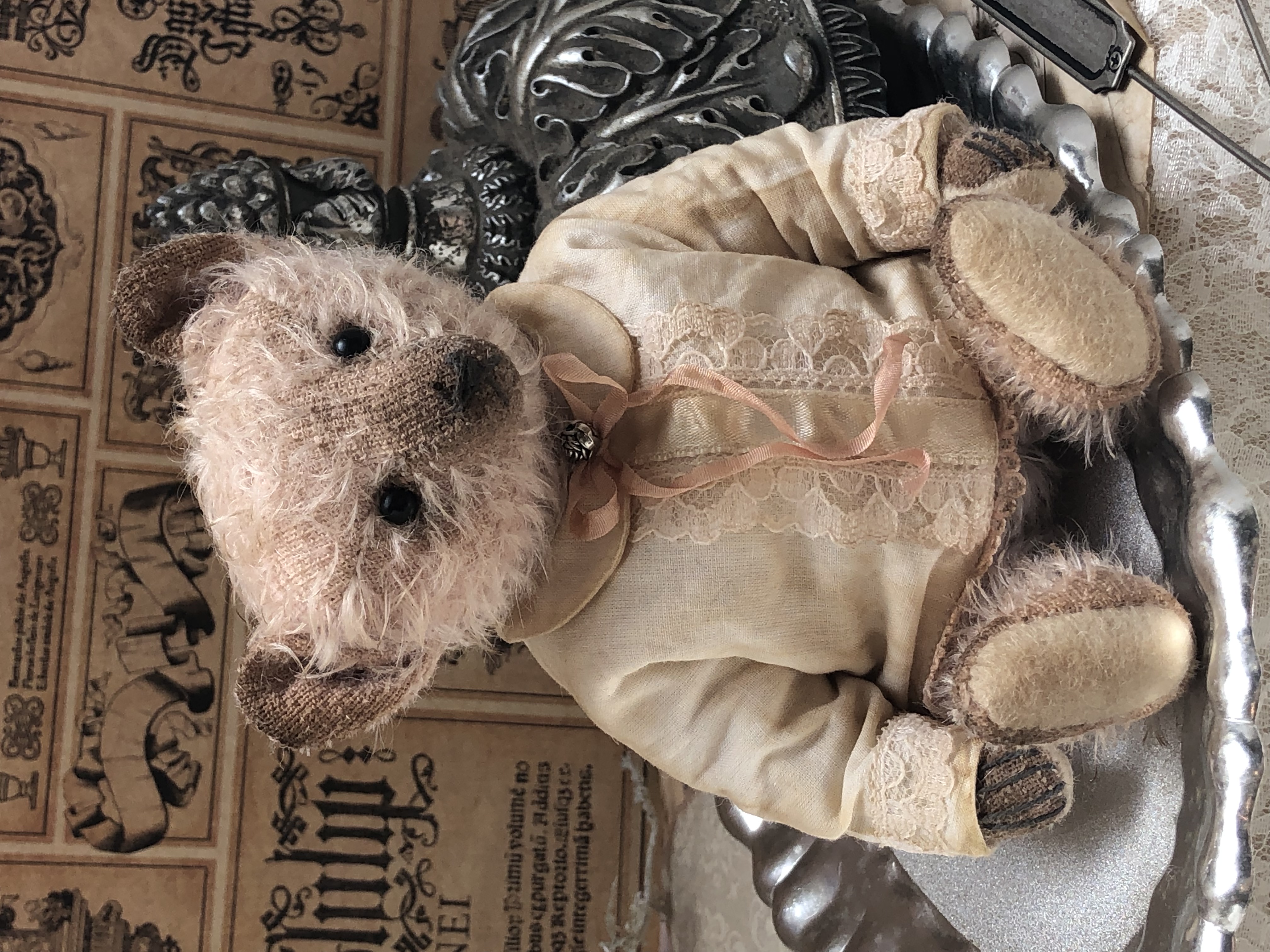 Hug Me Again Collectible bear "Sophie" standing about 7.5 inch tall.