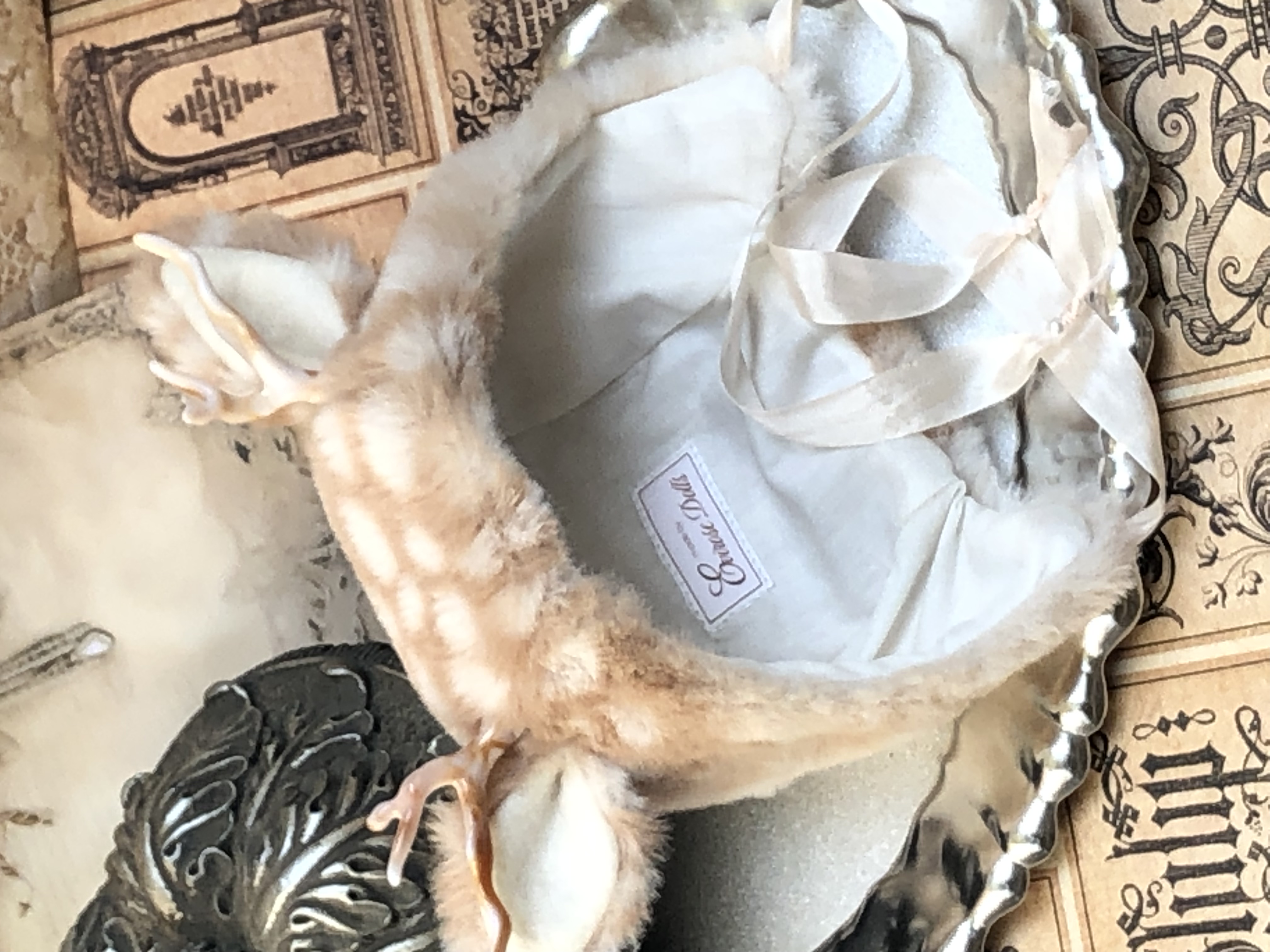 Blythe Fluffy Fawn Deer Hat.