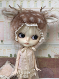 Blythe Fluffy Fawn Deer Hat 🦌