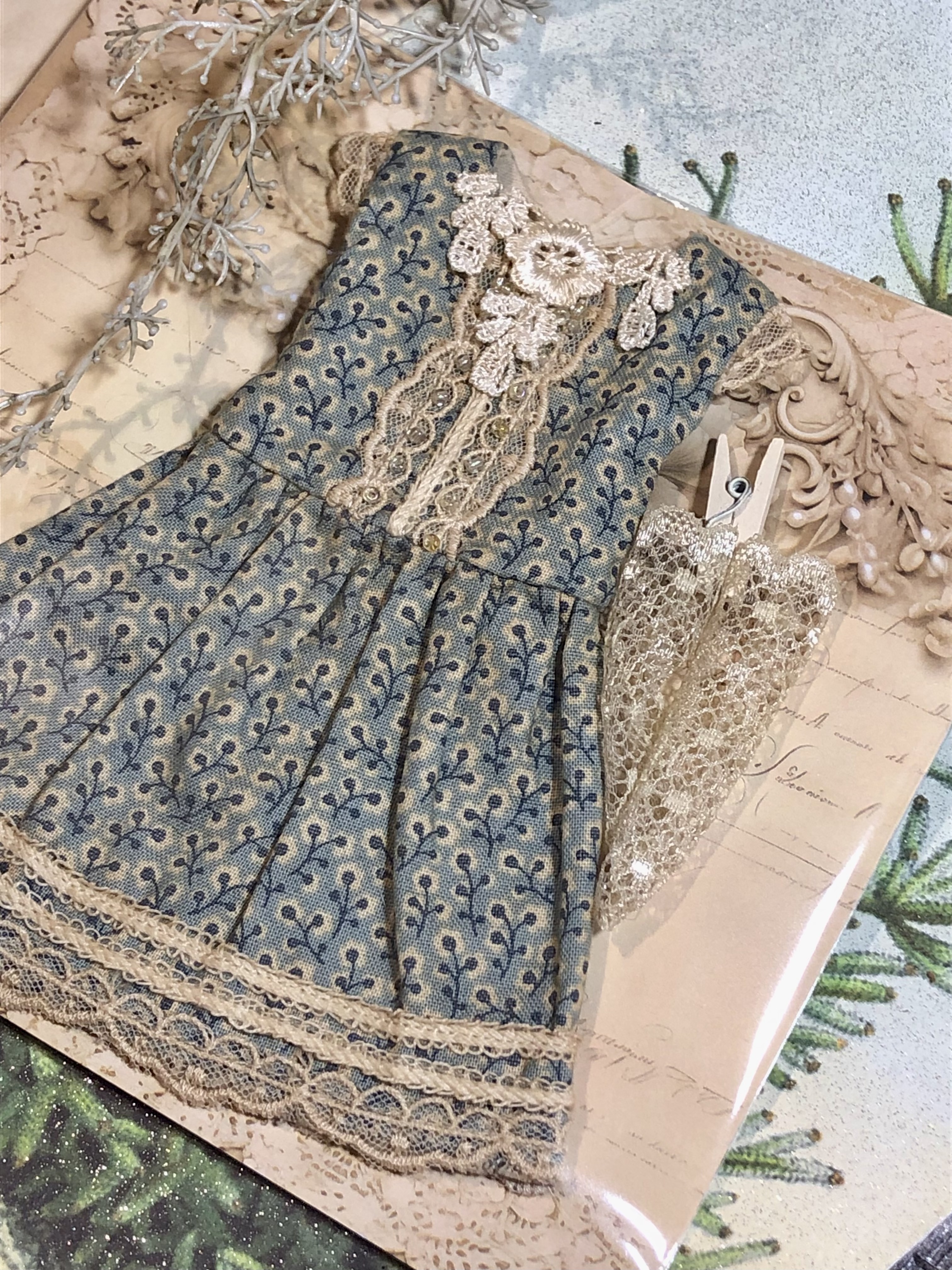 Outfit Set vintage style for ♡ Blythe or Blythe like doll.