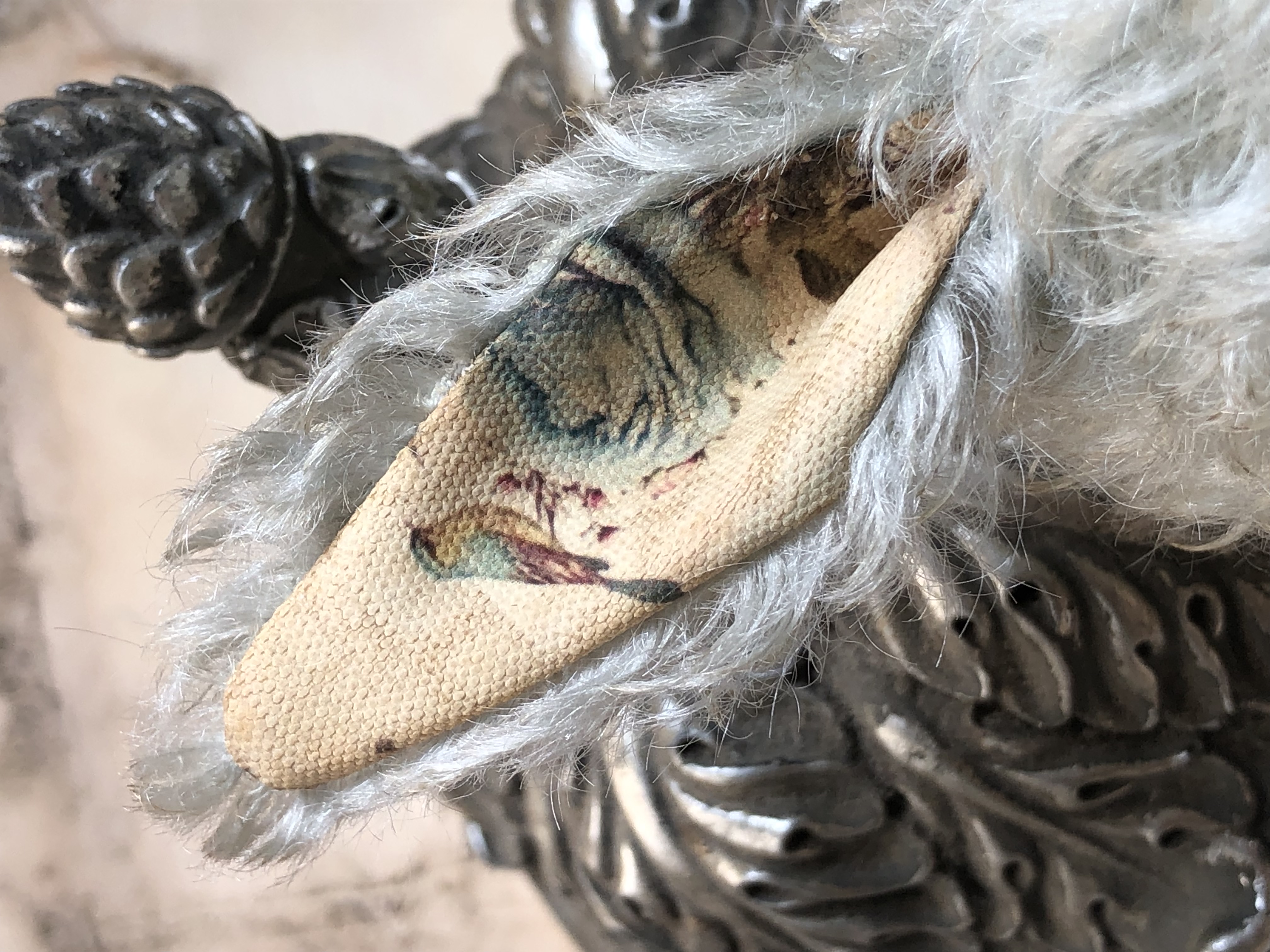 Blythe Shabby Chic mohair hat with decorative hare ears.