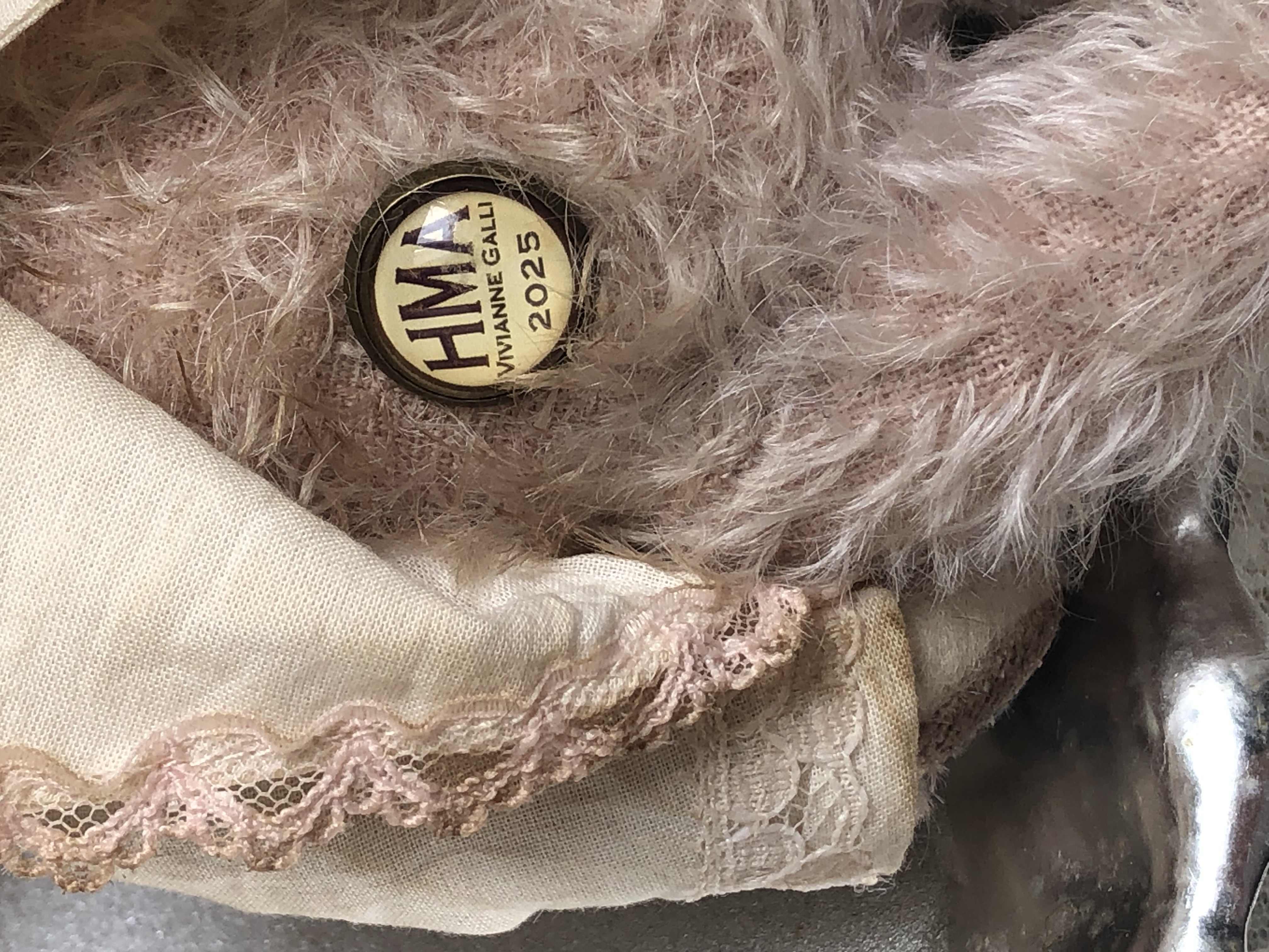 Hug Me Again Collectible bear "Sophie" standing about 7.5 inch tall.