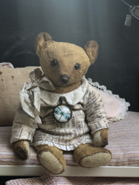 Hug Me Again Collectible bear "Theodore" standing about 6 inch tall.