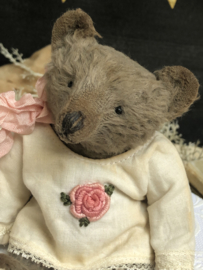 Hug Me Again Collectible bear "Miesje" standing about 6 inch tall.