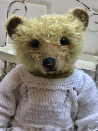 Hug Me Again Collectible bear "Olivia" standing about 12.5 inch tall.