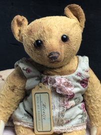 Hug Me Again Collectible bear "Mientje" standing about 9 inch tall.