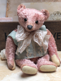 Hug Me Again Collectible bear "Pierre" standing about 9 inch tall.