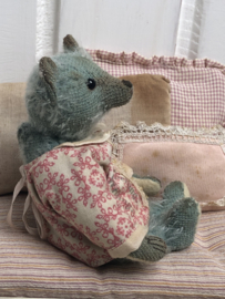 Hug Me Again Collectible bear "Herby" standing about 6 inch tall.