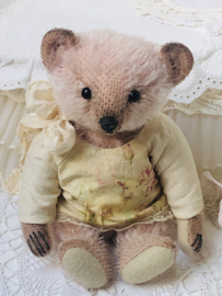 Hug Me Again Collectible bear "Little Livia" standing about 7 inch tall.