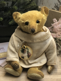 🎄 Hug Me Again Collectible bear "Tinsel Tim" standing about 10.5 inch tall.