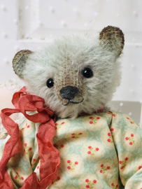 Hug Me Again Collectible bear "Bluebell" standing almost 6 inch tall.