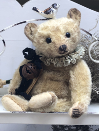 Hug Me Again Collectible bear "Boo-Tiful" standing about 9" inch tall.