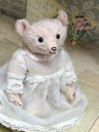 Hug Me Again Collectible bear "Rosalind" standing about 6 inch tall.