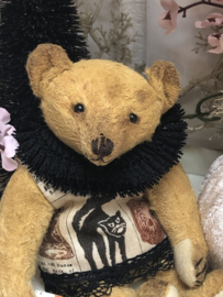 Hug Me Again Collectible bear "Mr. Applebobber" standing about 6 inch tall.