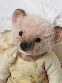 Hug Me Again Collectible bear "Little Livia" standing about 7 inch tall.