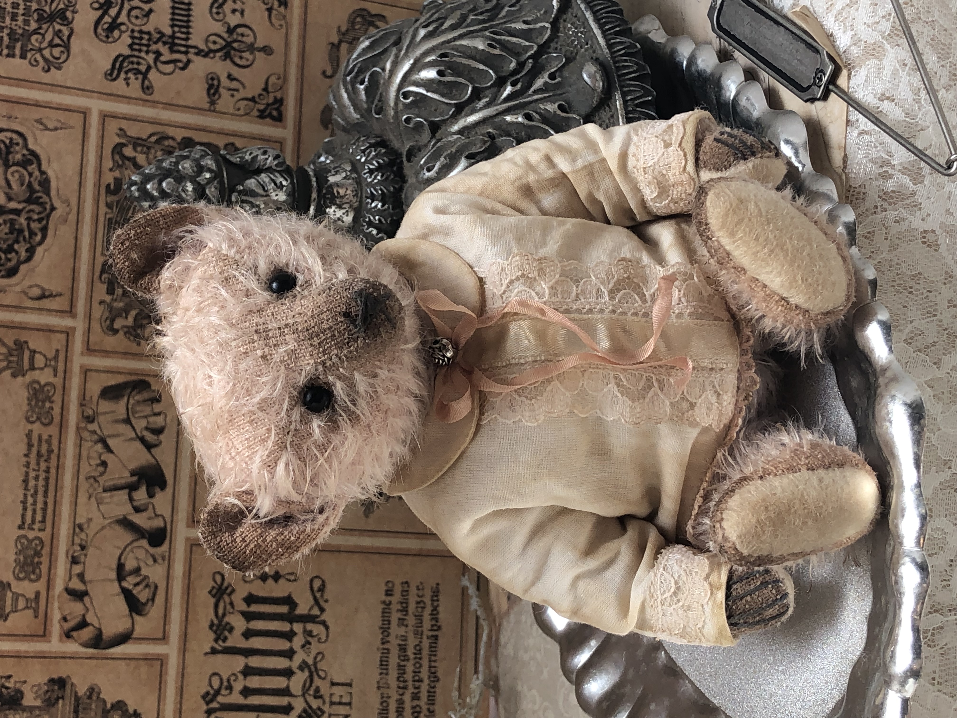 Hug Me Again Collectible bear "Sophie" standing about 7.5 inch tall.
