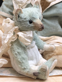 Hug Me Again Collectible bear "Quinn" standing about 6 inch tall.
