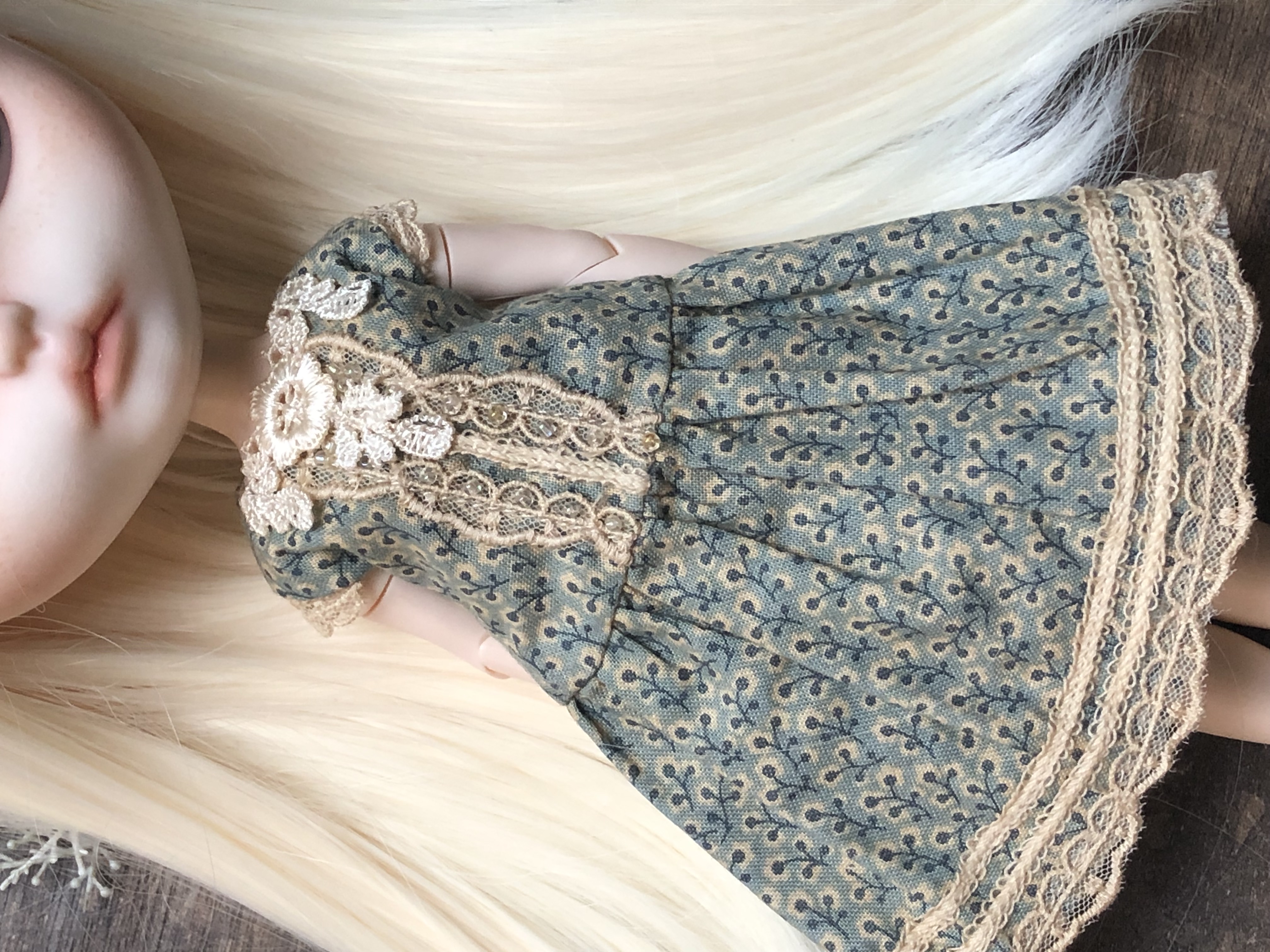 Outfit Set vintage style for ♡ Blythe or Blythe like doll.