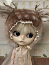 Blythe Fluffy Fawn Deer Hat 🦌