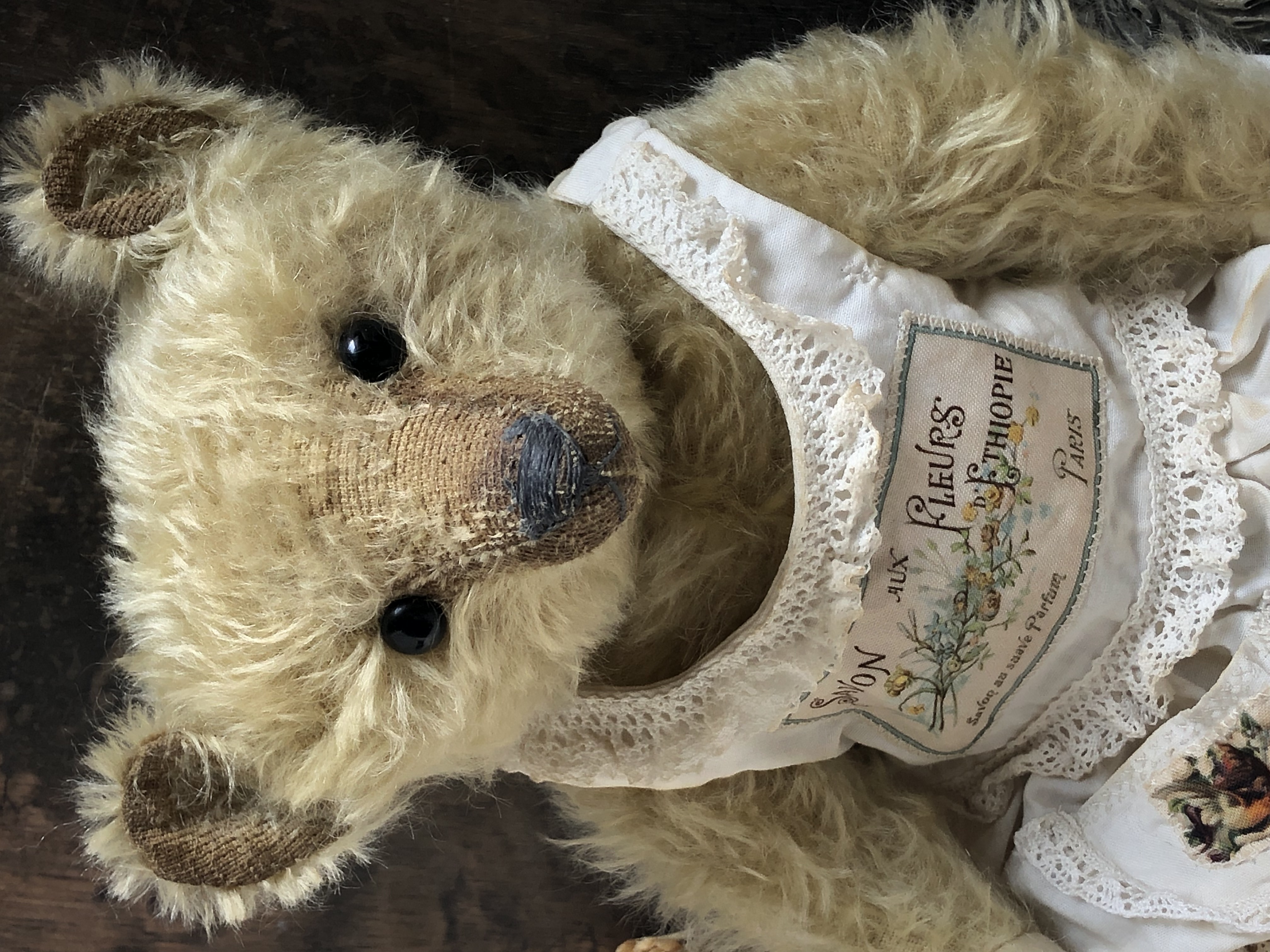 Hug Me Again Collectible bear "Valora" standing about 12.5 inch tall.