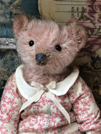 Hug Me Again Collectible bear "Millie" standing about 6.5 inch tall.