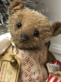 Hug Me Again Collectible bear "Little Holly spark" standing about 6 inch tall.
