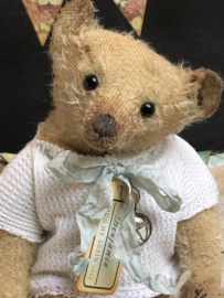 Hug Me Again Collectible bear "Benjamin" standing about 9 inch tall.