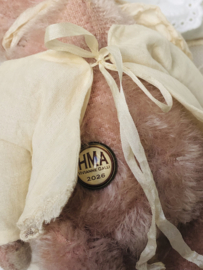 Hug Me Again Collectible bear "Little Livia" standing about 7 inch tall.