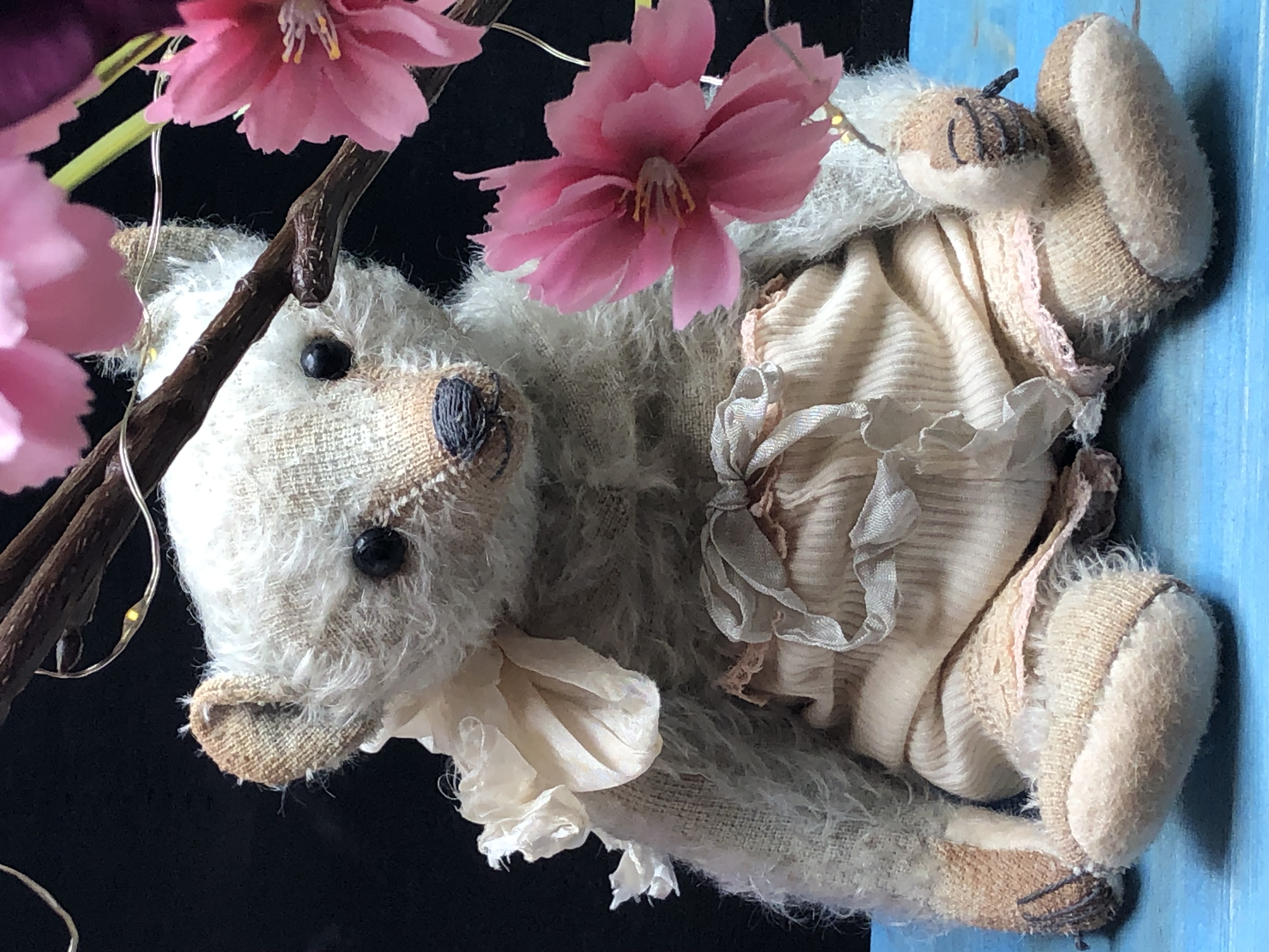 Hug Me Again Collectible bear "Edgar" standing about 9 inch tall.