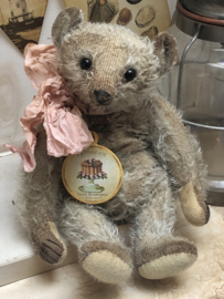 Hug Me Again Collectible bear "Pierre" standing about 9" inch tall.