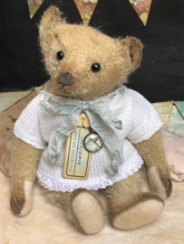 Hug Me Again Collectible bear "Benjamin" standing about 9 inch tall.